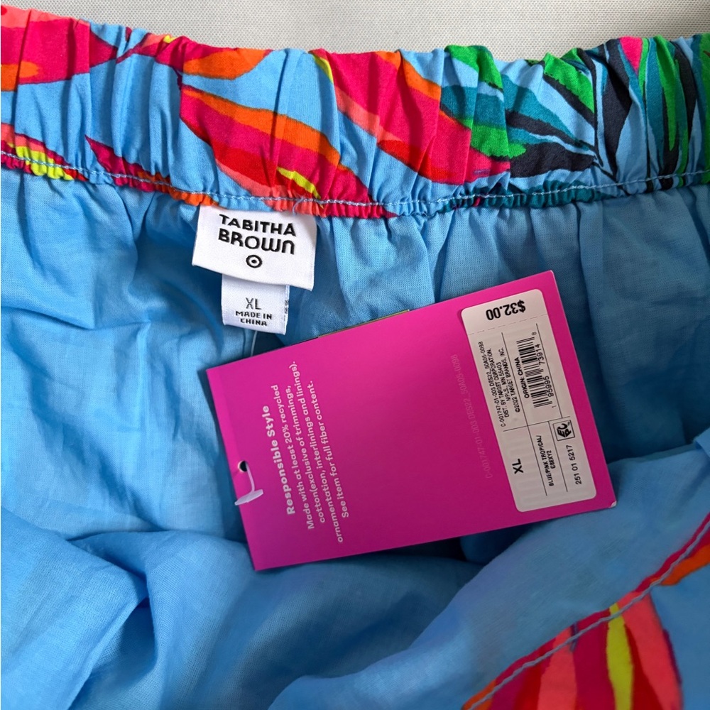 Tabitha Brown for Target Tropical Skirt Midi Summer size XL New with tags - Picture 8 of 12